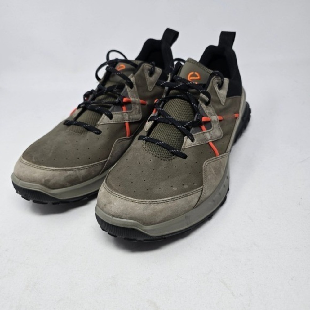 ECCO Men's Ultra Terrain Low Hiking‎ Shoe Tarmac Nubuck Size 10.5 EUC